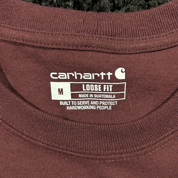 Carhartt Loose fit maroon tee - Picture 3 of 3